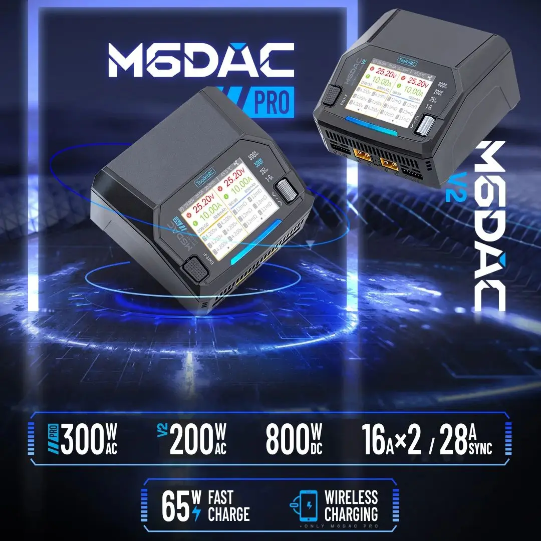 ToolkitRC M6DAC PRO V2 Dual Ch - огляд і ціна Toolkitrc M6Dac Smart Charger
